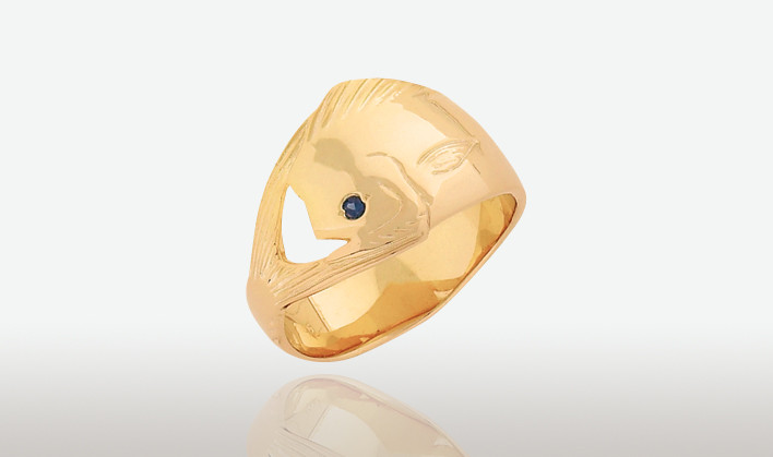 PETER COSTELLO DESIGN   # 396  DOLPHIN RING