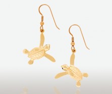 PETER COSTELLO DESIGN  #216  SMALL TURTLE EARRINGS