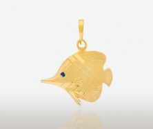 PETER COSTELLO DESIGN  #287  SMALL BUTTERFLY FISH PENDANT