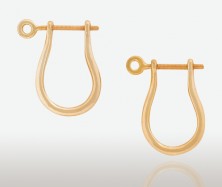 PETER COSTELLO DESIGN  #349  SHACKLE EARRINGS
