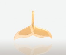 PETER COSTELLO DESIGN  #373  SMALL HUMPBACK WHALETAIL PENDANT