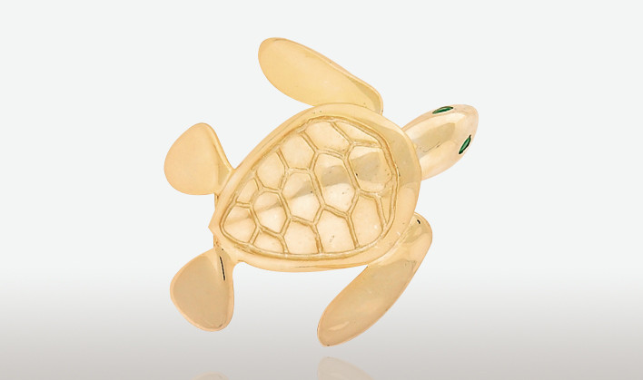 PETER COSTELLO DESIGN  #609  EXTRA LARGE HOLLOW TURTLE SLIDE