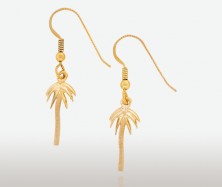 PETER COSTELLO DESIGN  #639  SMALL PALM TREE EARRINGS